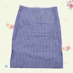 J CREW midi striped skirt💙
